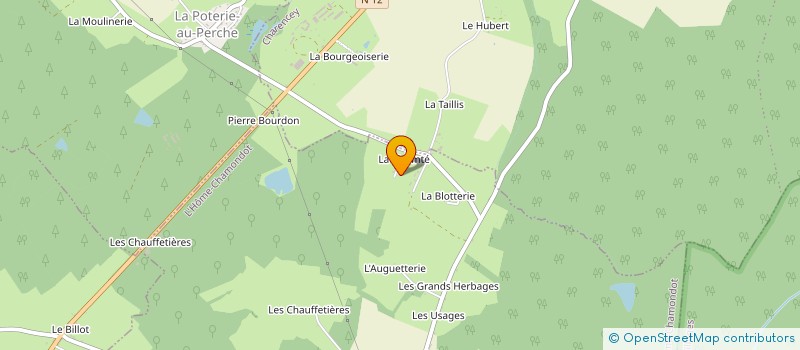 localisation de l'entreprise ELBE à L'HOME-CHAMONDOT