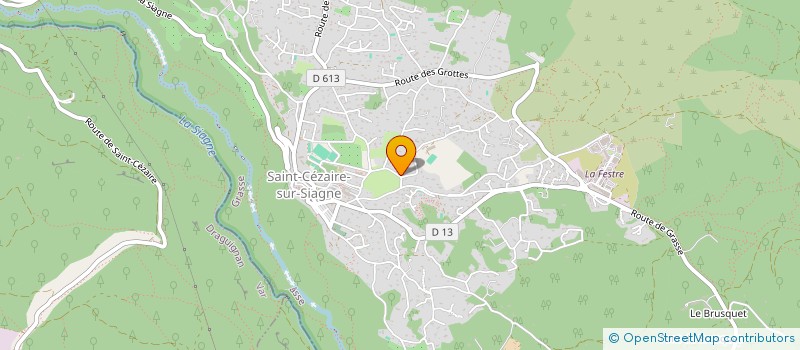 localisation de l'entreprise ELBE EDITIONS à SAINT-CEZAIRE-SUR-SIAGNE