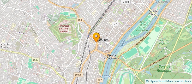 localisation de l'entreprise ELBE EDITIONS à SURESNES