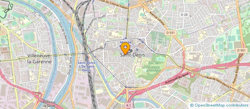 localisation de l'entreprise ELBECHIR à SAINT-DENIS