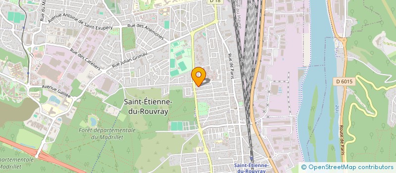 localisation de l'entreprise ELBEUF 1  SAINT-ETIENNE-DU-ROUVRAY