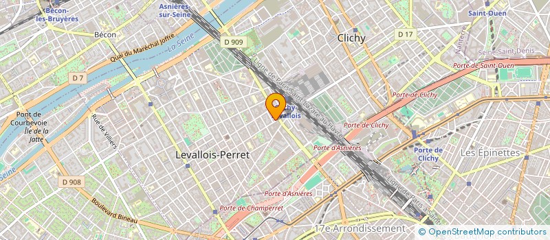 localisation de l'entreprise ELBEUF à LEVALLOIS-PERRET