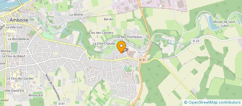 localisation de l'entreprise ELBEUF IMMO  AMBOISE