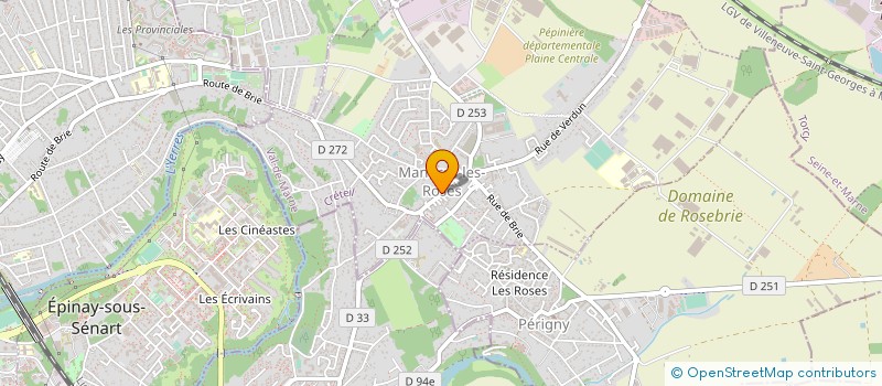 localisation de l'entreprise ELBEUF OPTIC  MANDRES-LES-ROSES