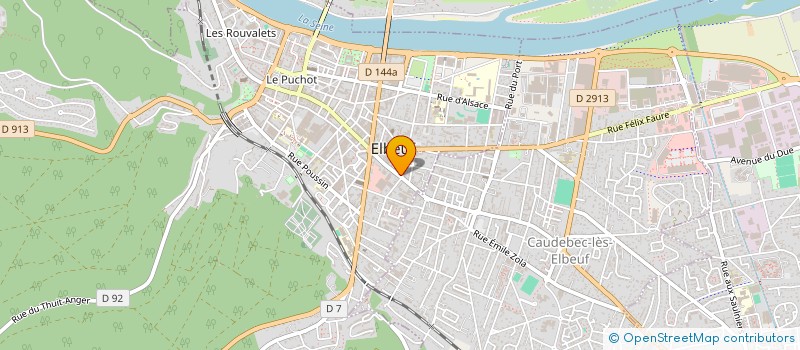 localisation de l'entreprise ELBEUF  THAMILANDA  ELBEUF