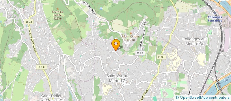 localisation de l'entreprise ELBEY-RIGAUD  SAINT-CYR-AU-MONT-D'OR