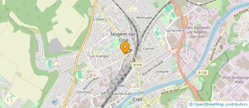 localisation de l'entreprise ELBEYON  NOGENT-SUR-OISE