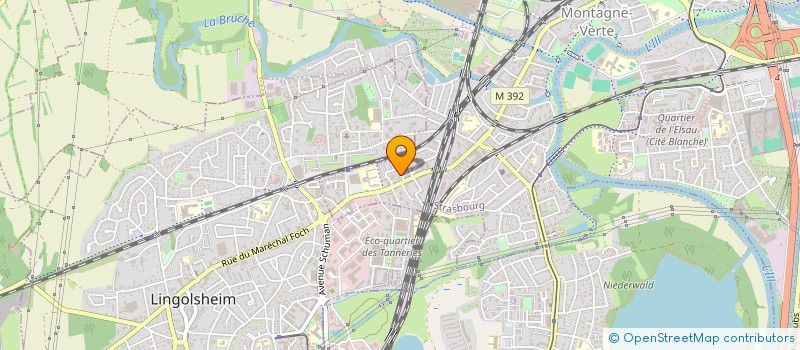 localisation de l'entreprise ELBISTAN SARL à STRASBOURG