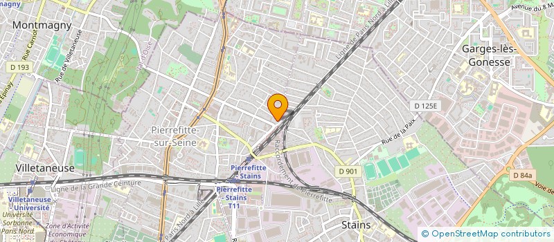 localisation de l'entreprise ELBISTANLI  PIERREFITTE-SUR-SEINE