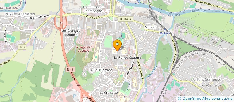 localisation de l'entreprise ELBO FROID INDUSTRIEL à CHARLEVILLE-MEZIERES
