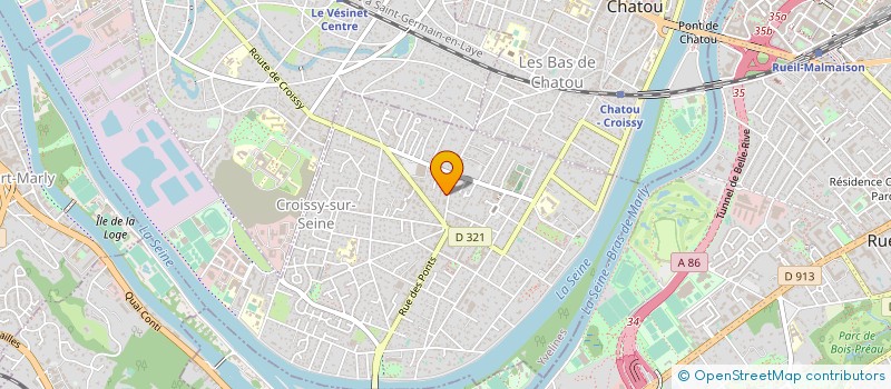 localisation de l'entreprise ELBO RENOVATION  CROISSY-SUR-SEINE