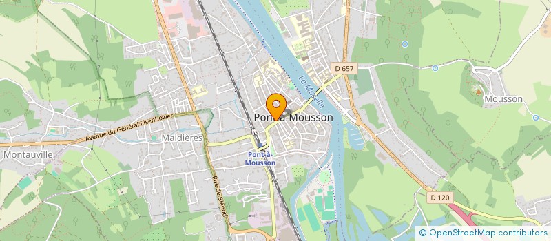 localisation de l'entreprise ELBOUROUMI à PONT-A-MOUSSON