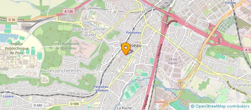 localisation de l'entreprise ELBROUS à PALAISEAU