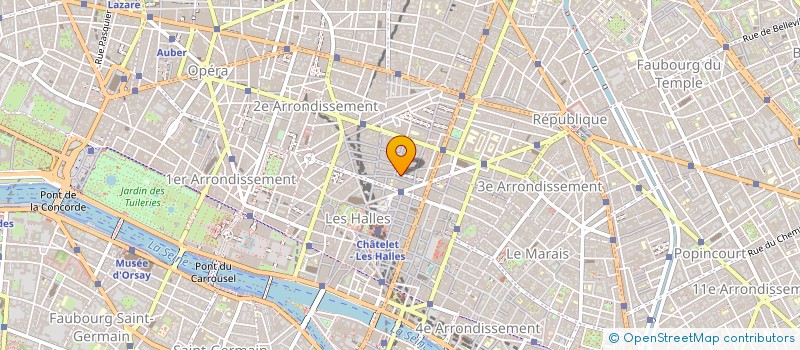 localisation de l'entreprise ELC  PARIS