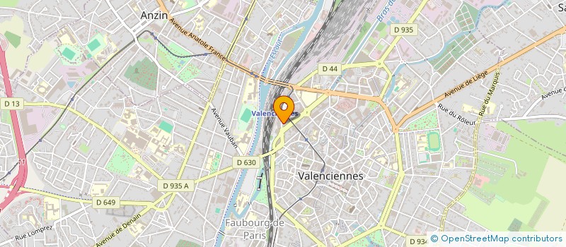 localisation de l'entreprise ELC CONSULTING  VALENCIENNES