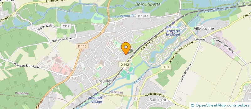 localisation de l'entreprise ELC DECO à BREUILLET
