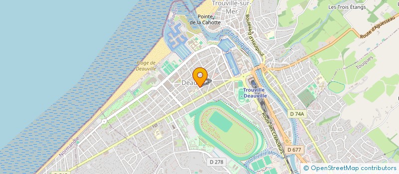 localisation de l'entreprise ELC DECO  DEAUVILLE