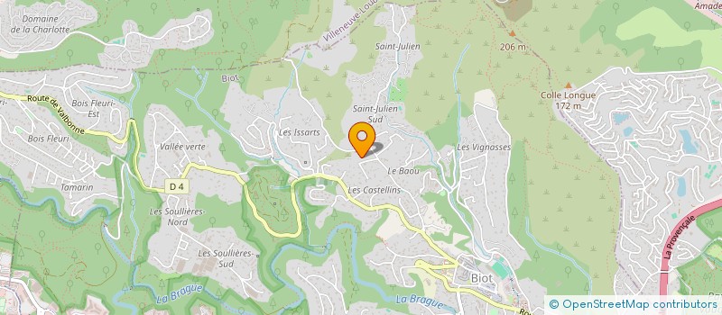 localisation de l'entreprise ELC DEVELOPPEMENT  BIOT