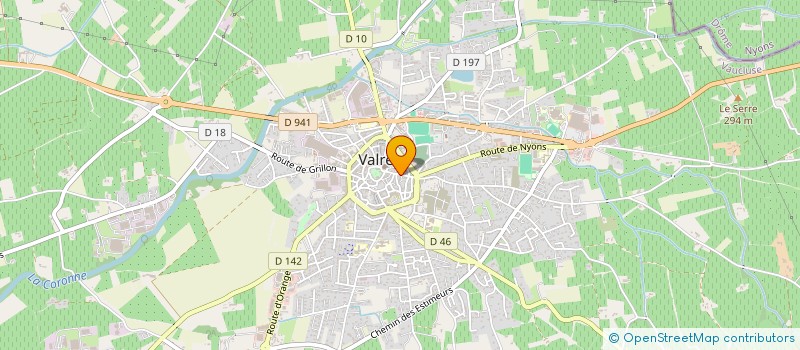 localisation de l'entreprise ELC-E à VALREAS