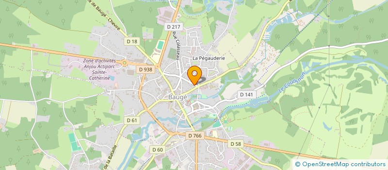 localisation de l'entreprise ELC EXPERTISE à BAUGE-EN-ANJOU