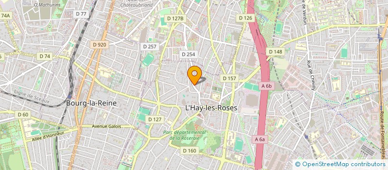 localisation de l'entreprise ELC FASHION à L'HAY-LES-ROSES
