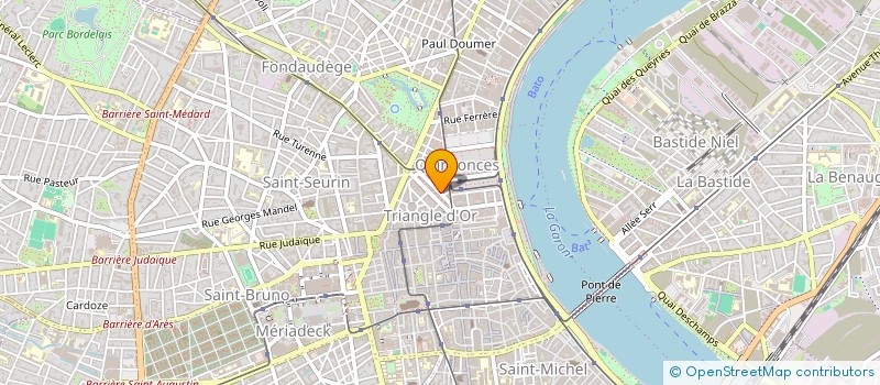 localisation de l'entreprise ELC MEDIA  BORDEAUX