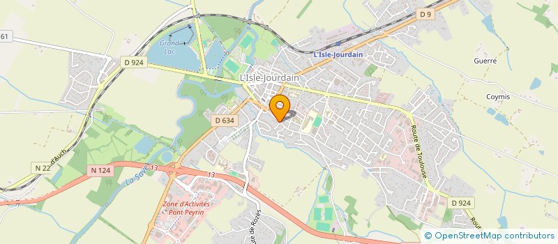 localisation de l'entreprise ELC TERRE 32  BEAUPUY