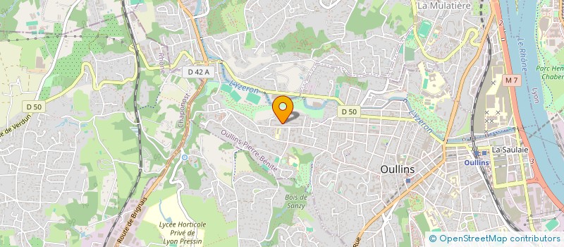 localisation de l'entreprise ELC TRANSPORTS à OULLINS-PIERRE-BENITE
