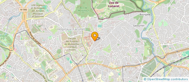 localisation de l'entreprise ELC1 à MONTPELLIER