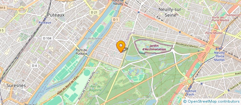 localisation de l'entreprise ELCA à NEUILLY-SUR-SEINE