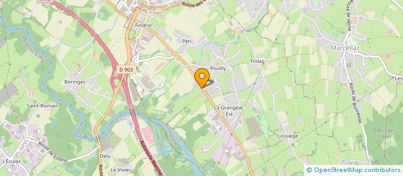 localisation de l'entreprise ELCA CN - MG2R DUPIX à CONTAMINE-SUR-ARVE