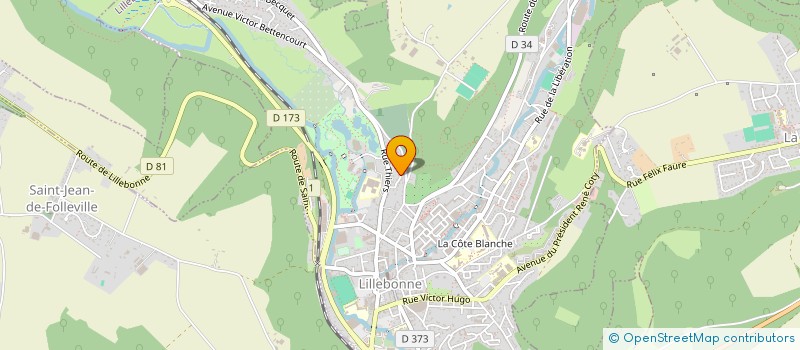 localisation de l'entreprise ELCAMO  LILLEBONNE