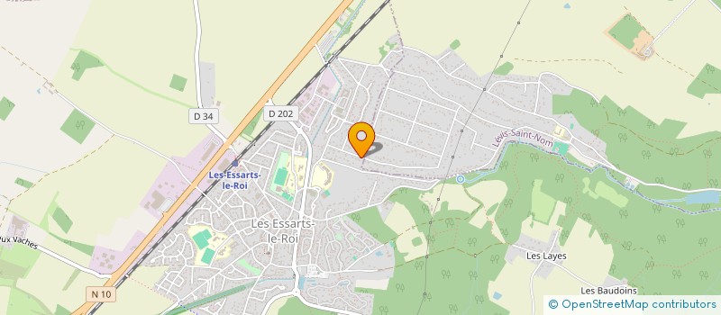 localisation de l'entreprise ELCAS  LES ESSARTS-LE-ROI