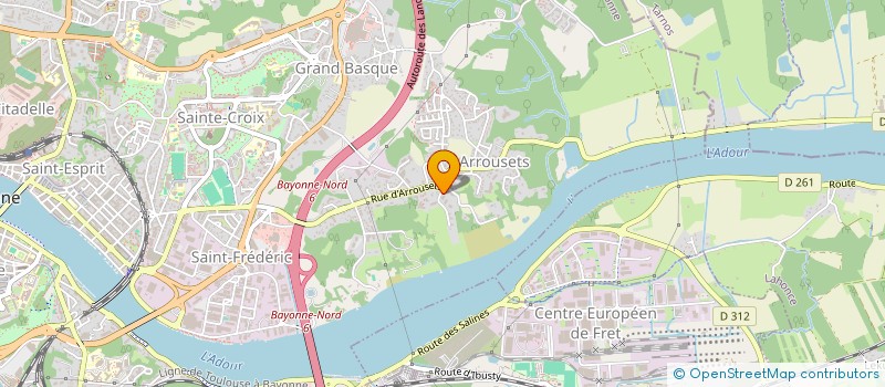 localisation de l'entreprise ELCAURHANDIETA RESTAURANTS SAS  ANGLET