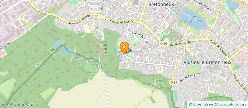 localisation de l'entreprise ELCHE  MONTIGNY-LE-BRETONNEUX