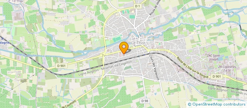 localisation de l'entreprise ELCI2  LE THOR