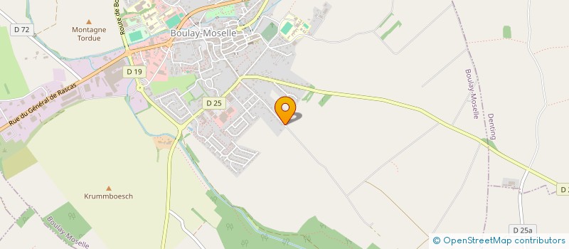localisation de l'entreprise ELCIA à BOULAY-MOSELLE