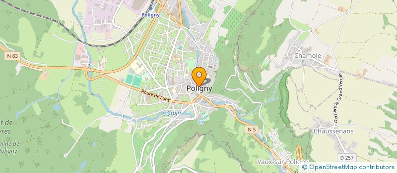 localisation de l'entreprise ELCIA  POLIGNY