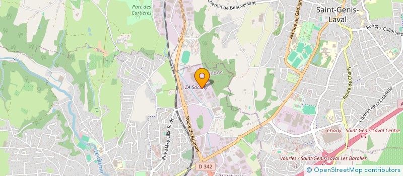 localisation de l'entreprise ELCIA GROUPE à BRIGNAIS