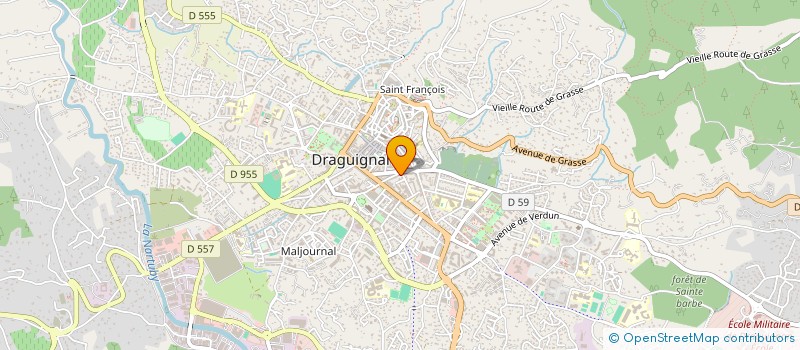 localisation de l'entreprise ELCIBEY à DRAGUIGNAN