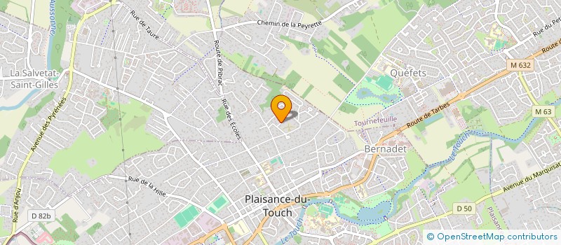 localisation de l'entreprise ELCIN - EMMANUEL LOIC CAHORS INVESTISSEMENTS  PLAISANCE-DU-TOUCH