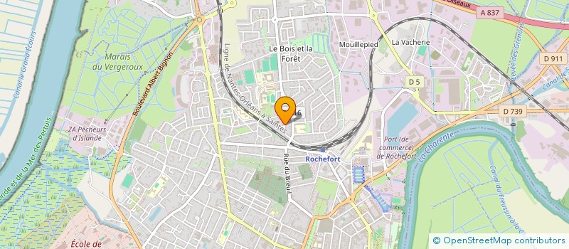 localisation de l'entreprise ELCLAPITOLO  ROCHEFORT