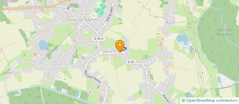 localisation de l'entreprise ELCO  FLINES-LEZ-RACHES