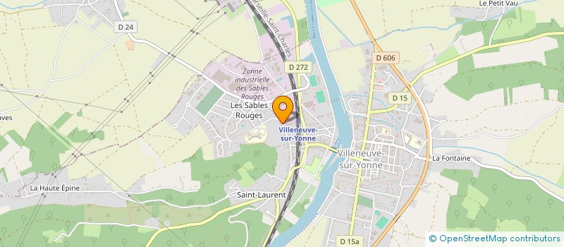localisation de l'entreprise ELCOLOGISTIC à VILLENEUVE-SUR-YONNE