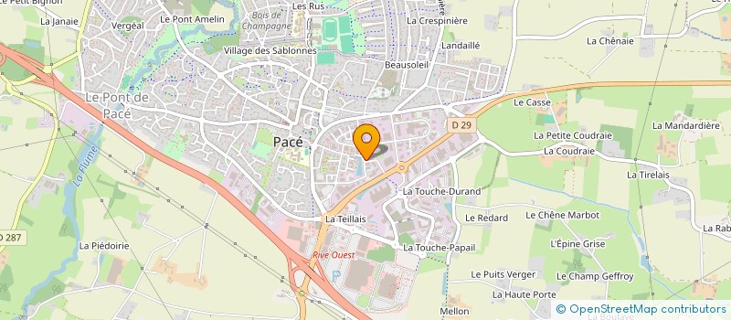 localisation de l'entreprise ELCOM à PACE