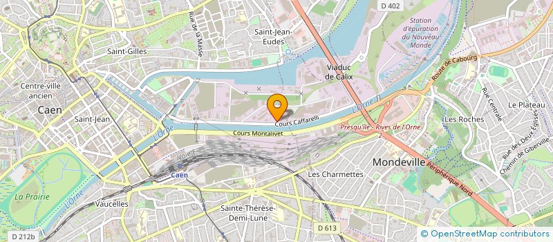 localisation de l'entreprise ELCOM MANAGEMENT à CAEN