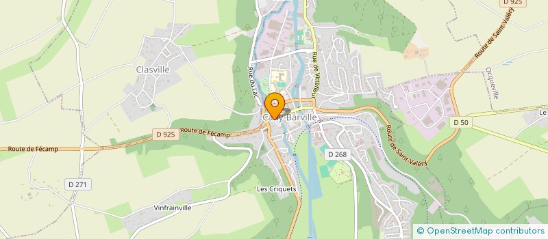 localisation de l'entreprise ELCP  CANY-BARVILLE