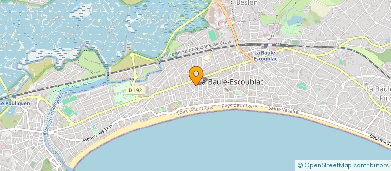 localisation de l'entreprise ELCY  LA BAULE-ESCOUBLAC