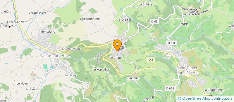 localisation de l'entreprise ELCYA à RIVERIE