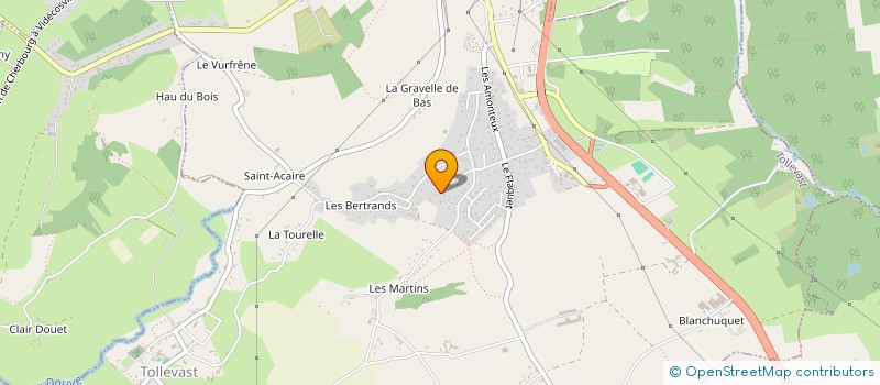 localisation de l'entreprise ELCZ  TOLLEVAST